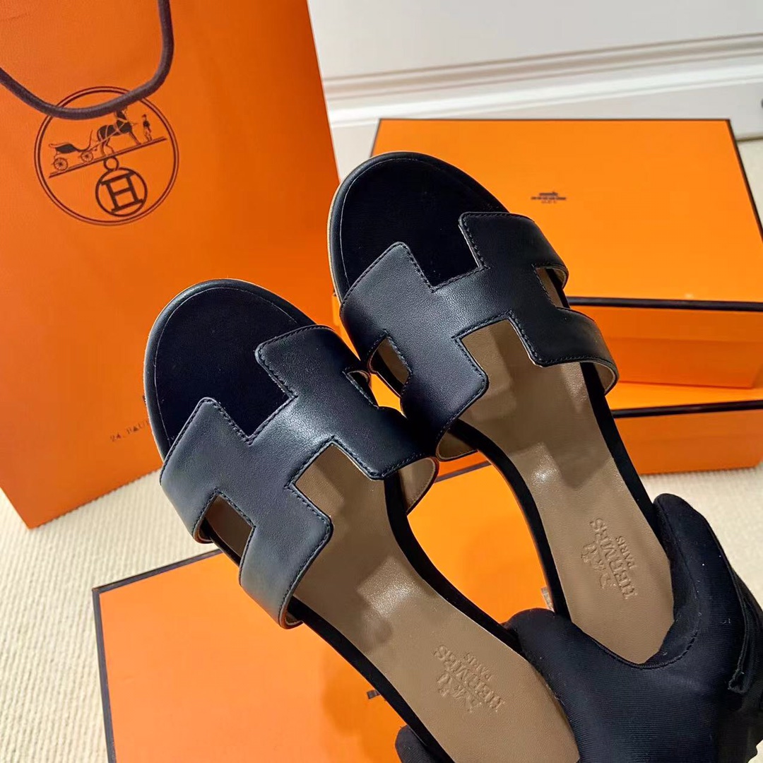 에르메스 올수공 오아시스 슬리퍼 샌들 스위프트 37